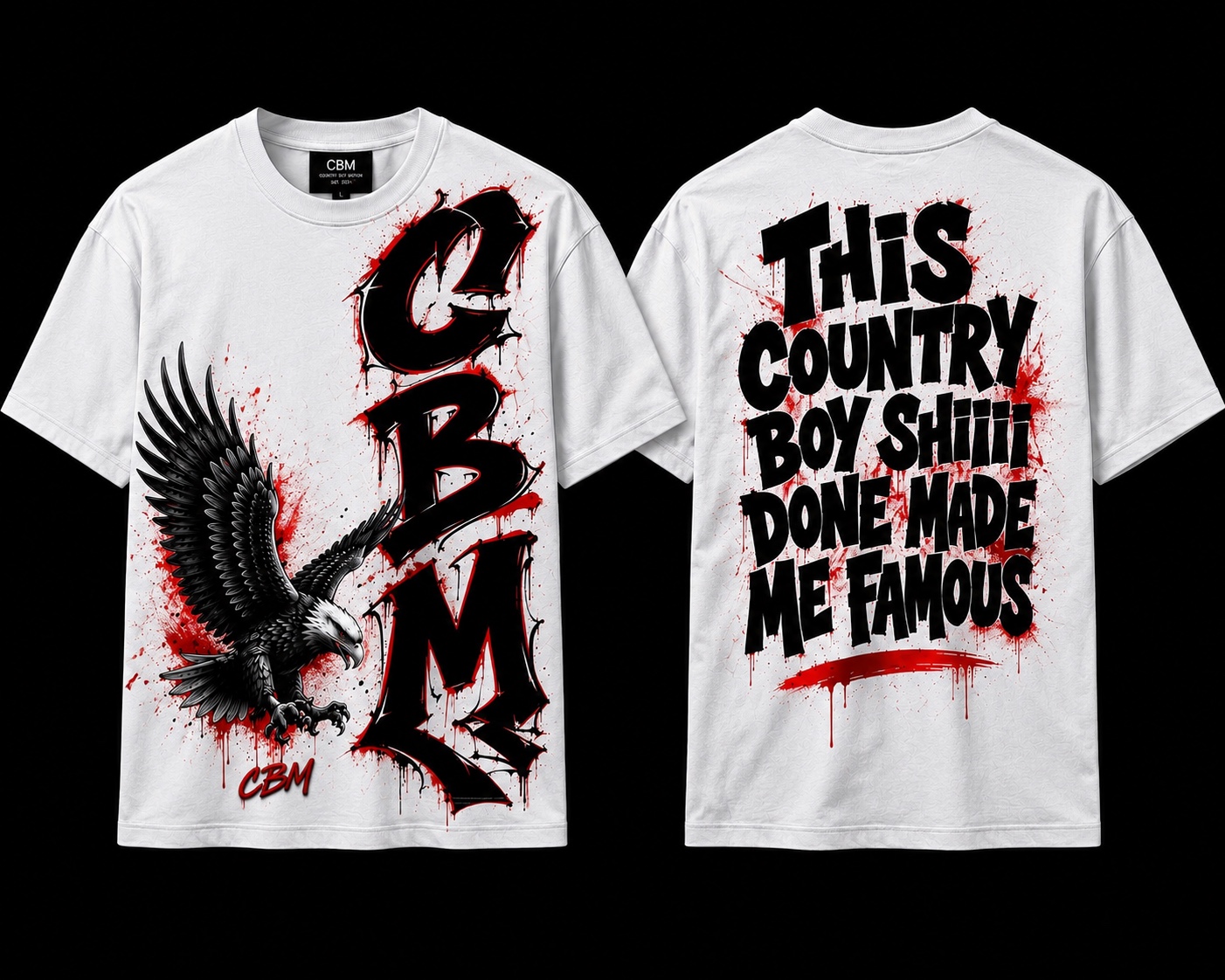 CBM Eagle shirt mockup