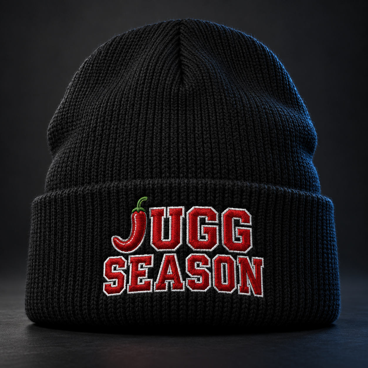 Jugg Season Beanie shirt mockup