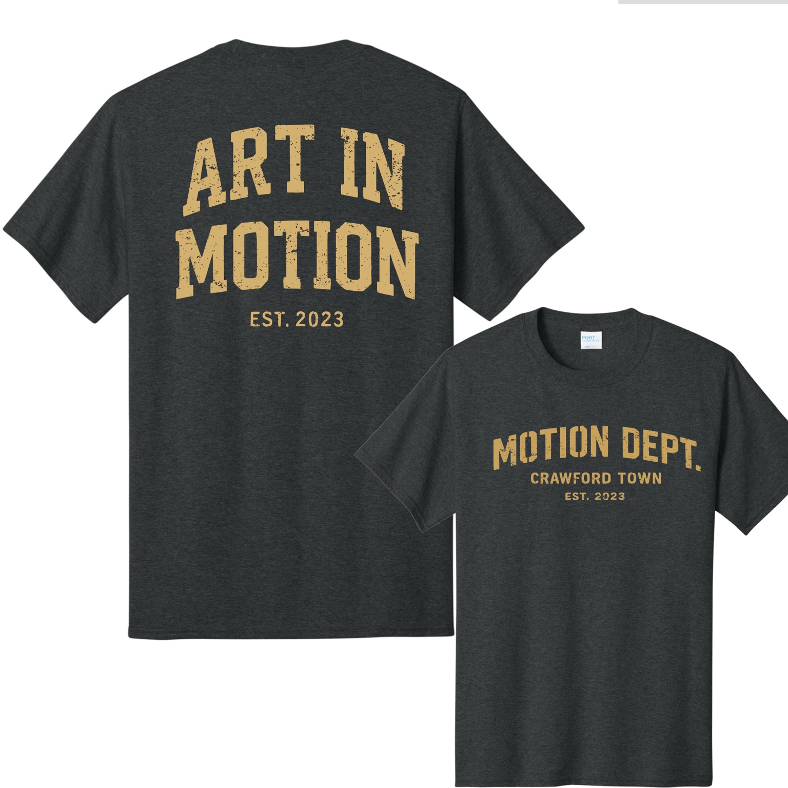 Motion Dept / Art in Motion shirt mockup
